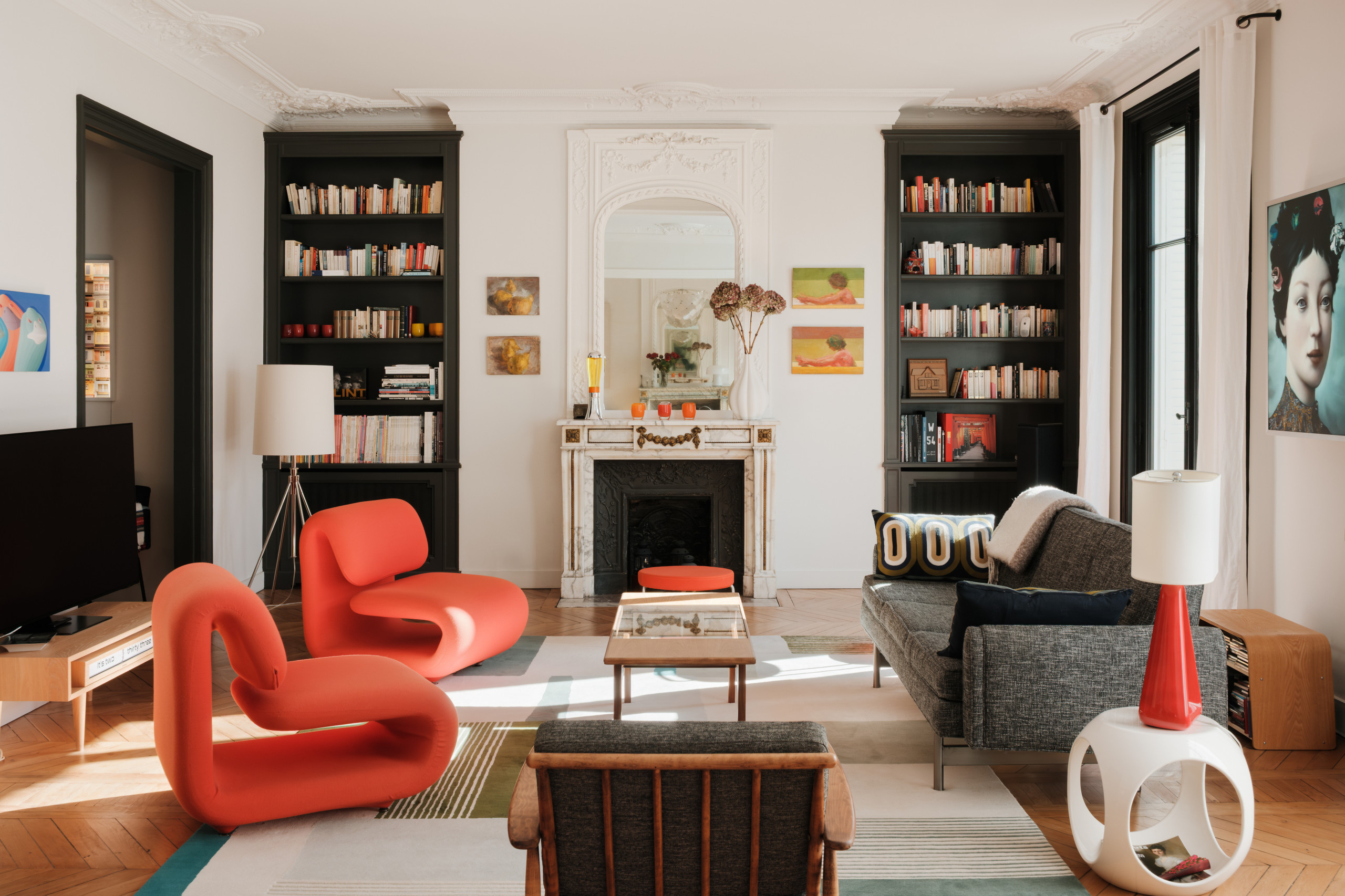 Rénovation d'un appartement "Tocqueville"- 180 m2 familial et contemporain