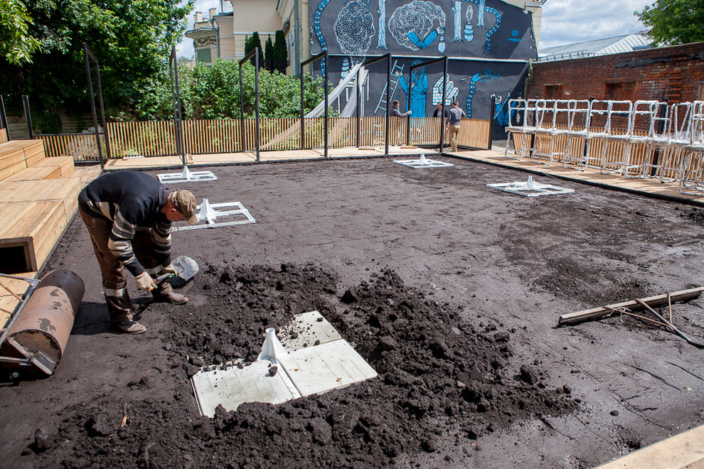 Озеленение летней веранды Dewar's Powerhouse