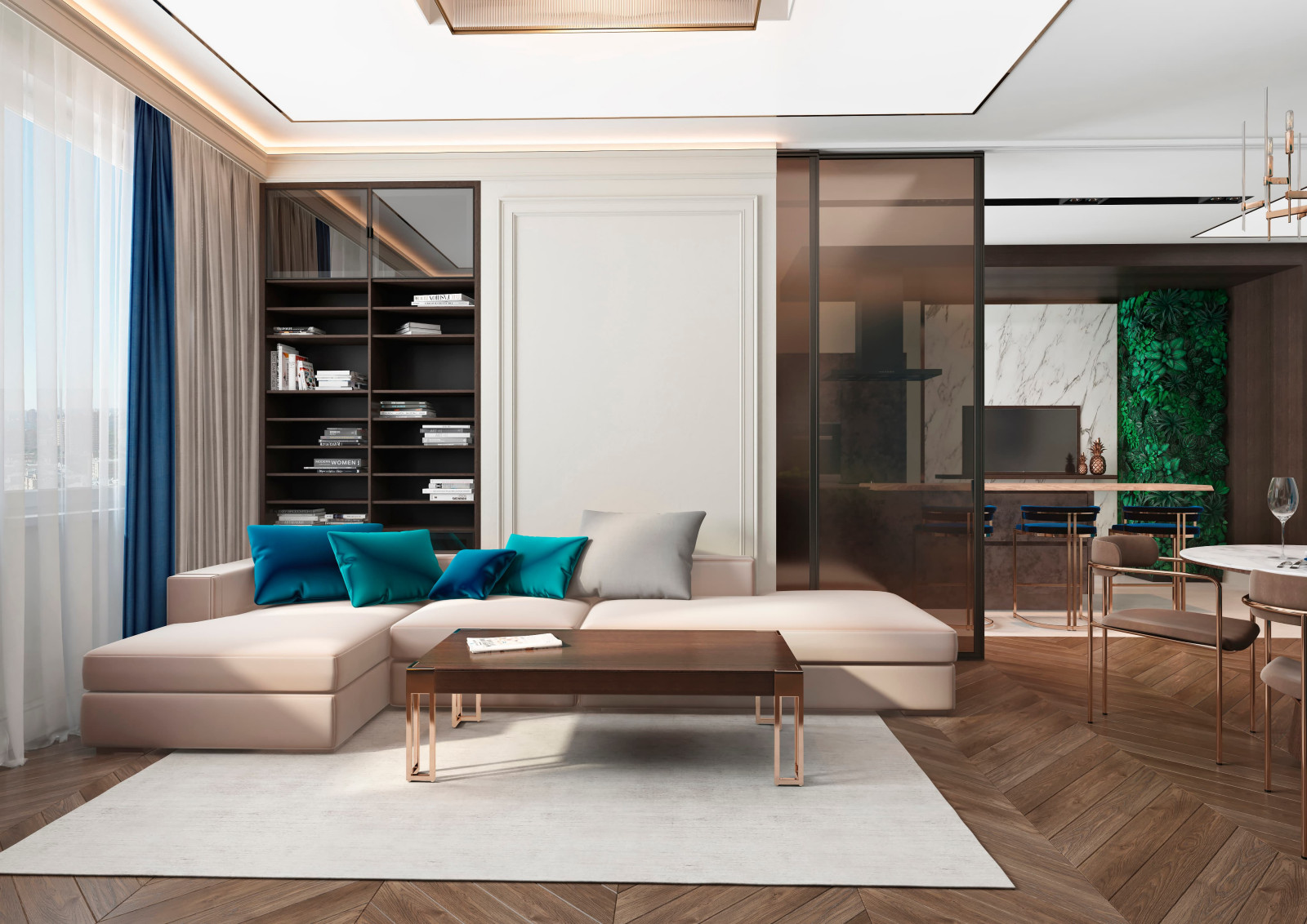 Дизайн и ремонт квартиры в ЖК «Донской Олимп» — Пересечение миров.