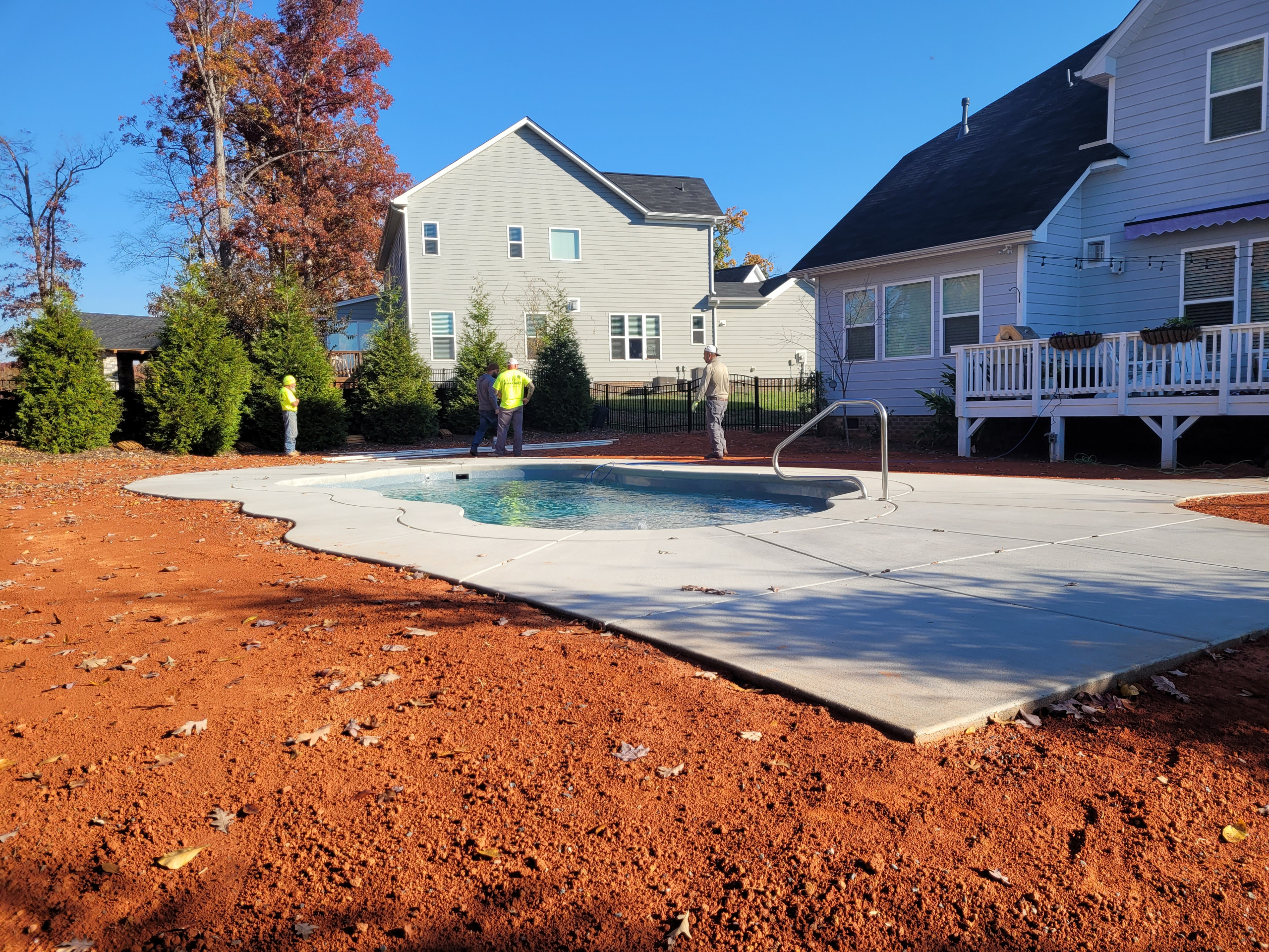 Pool Side Landscape