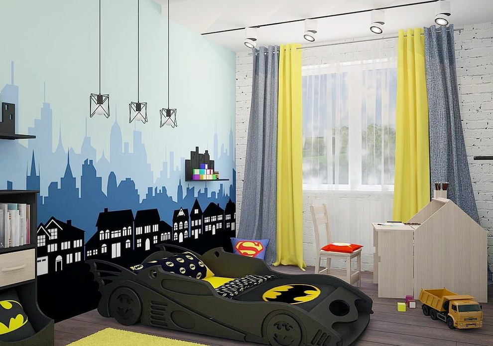 Кроватка-бетмобиль для маленького супергероя!