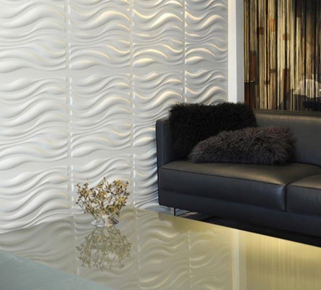 3D Wall Panels, Waves, Sample Contemporary Wall Panels by