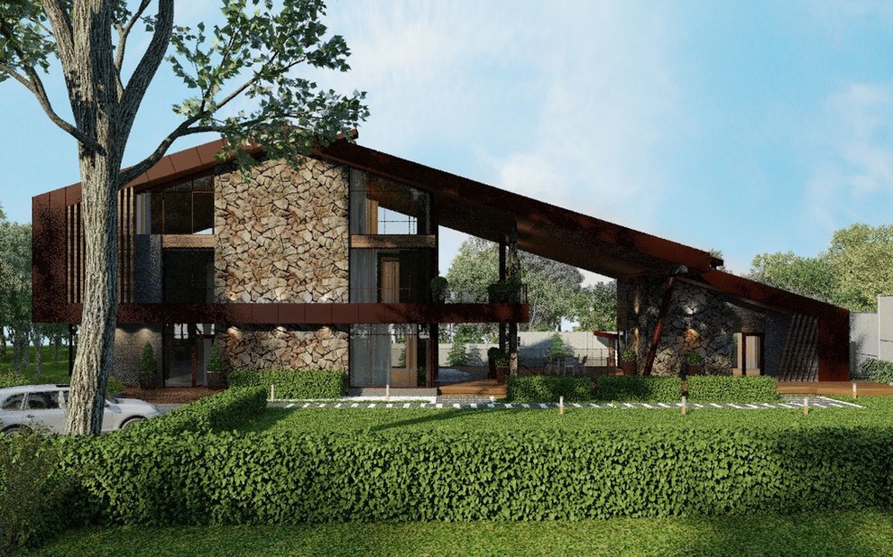 Индивидуальный жилой дом в пригороде Владивостока