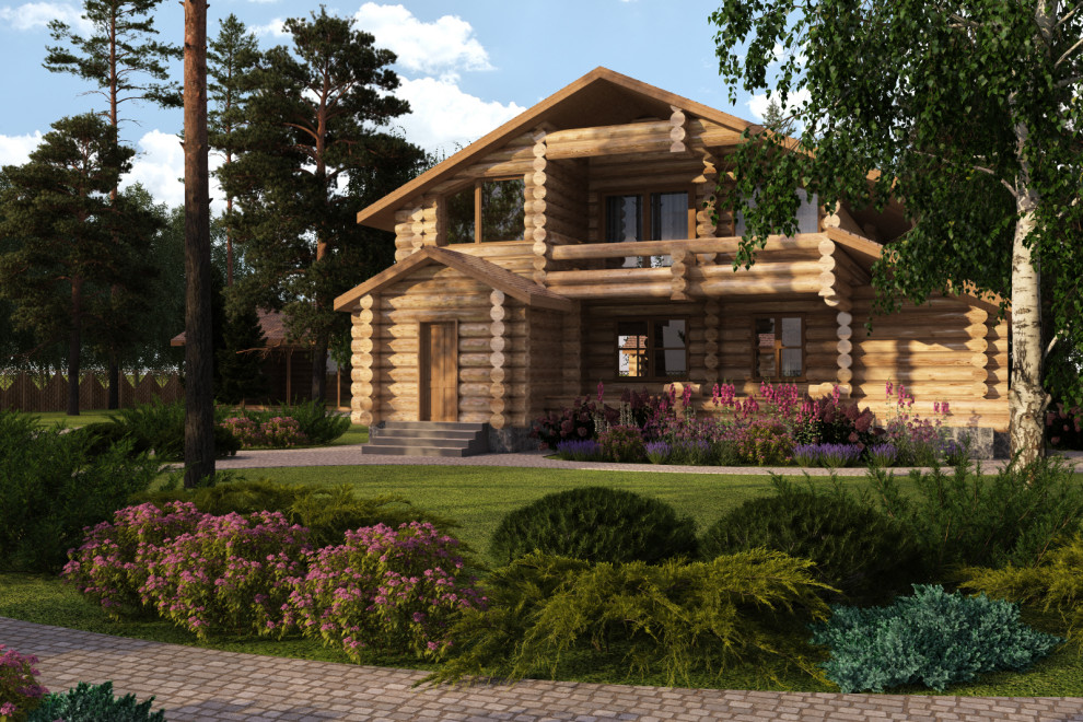 Сад в русском стиле.