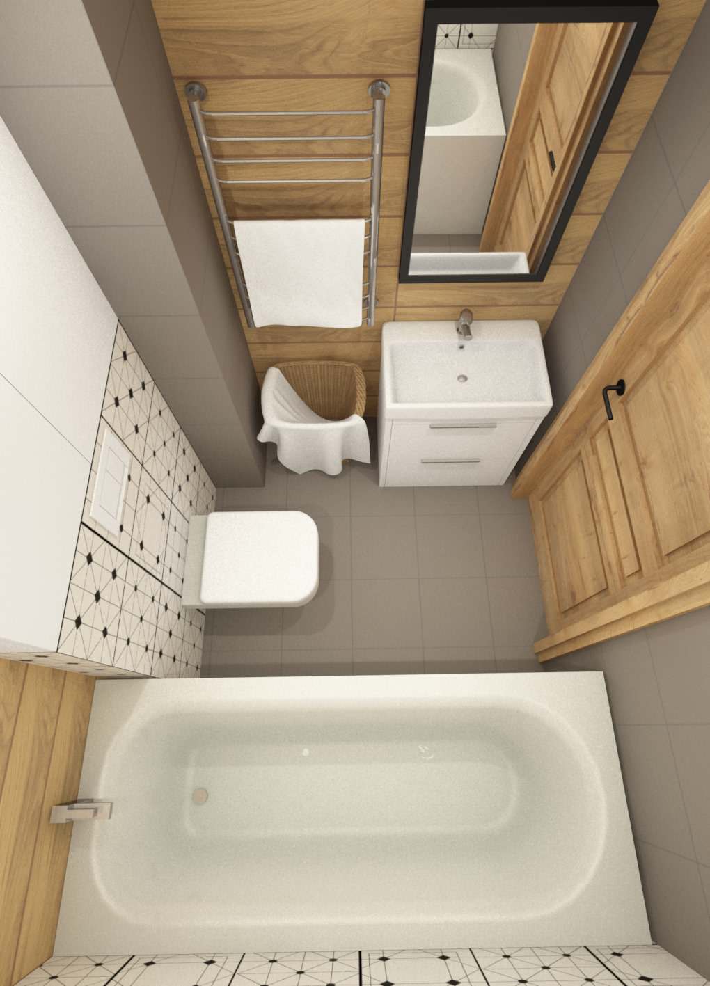 Небольшая квартира в минимализме