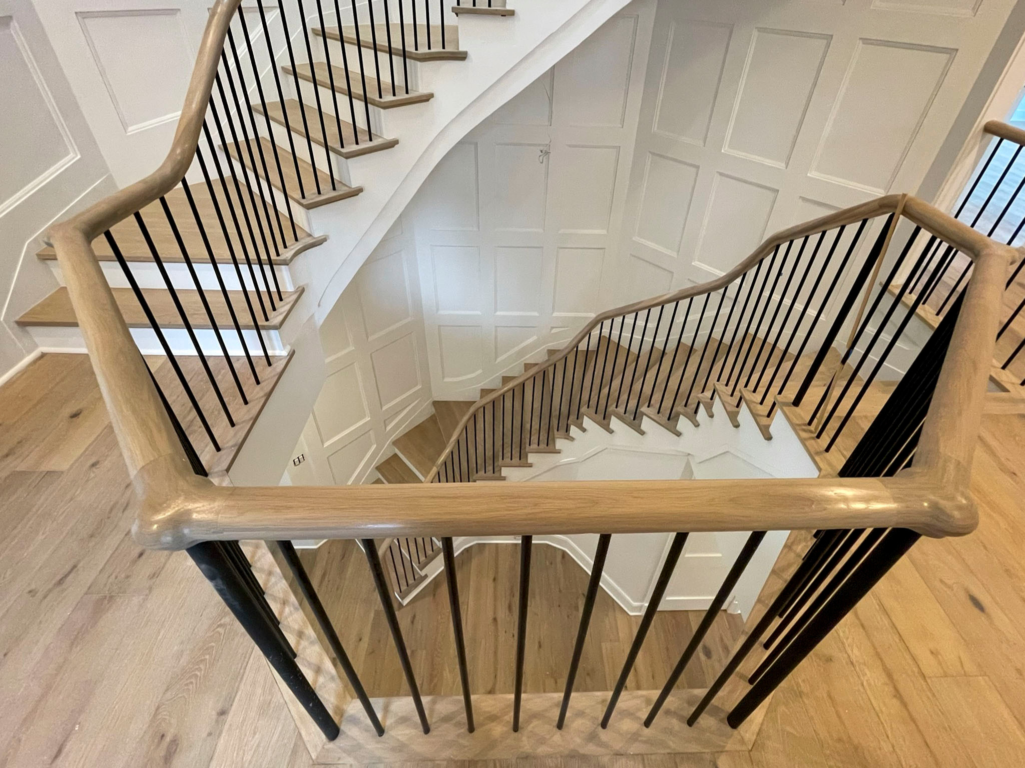 100_Hexagonal Floating-Staircase, Bethesda MD 20817