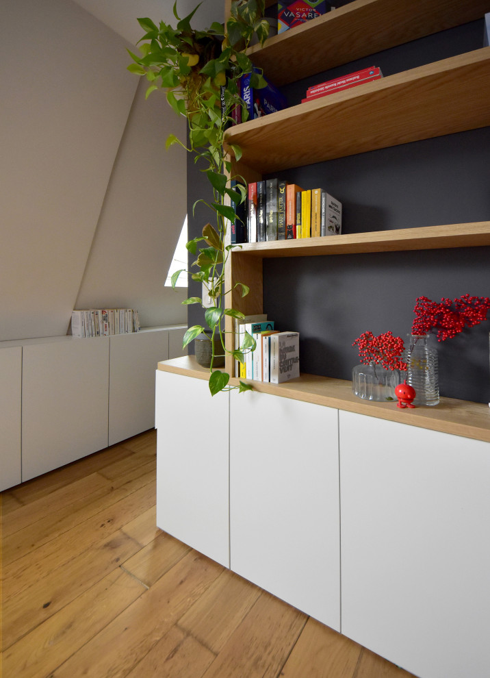 Aménagement appartement sous toiture mansardée