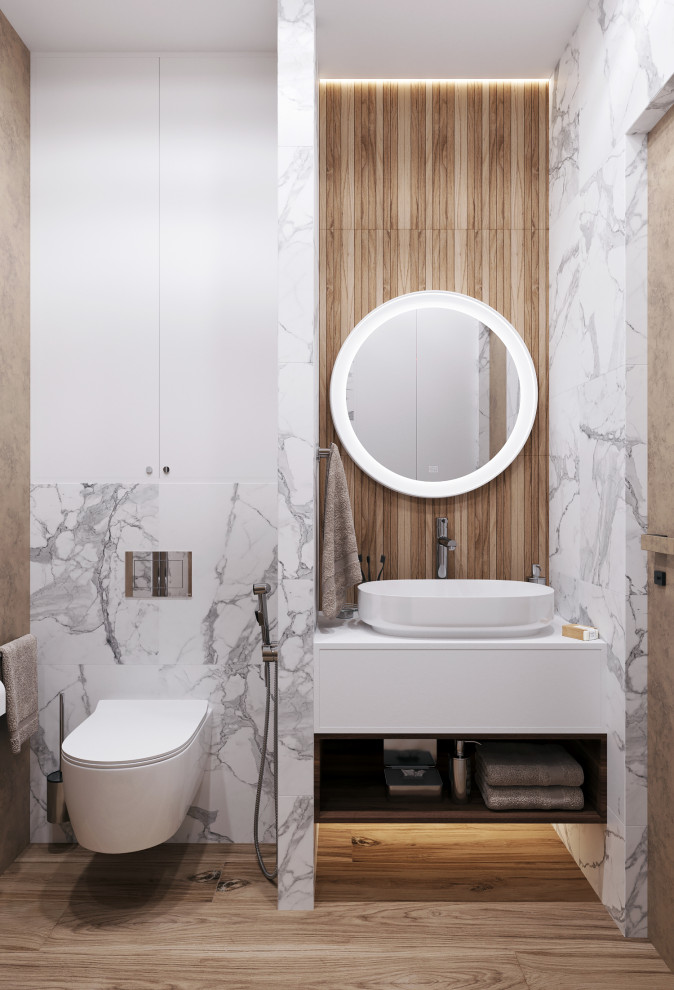 Квартира-студия в светлых тонах