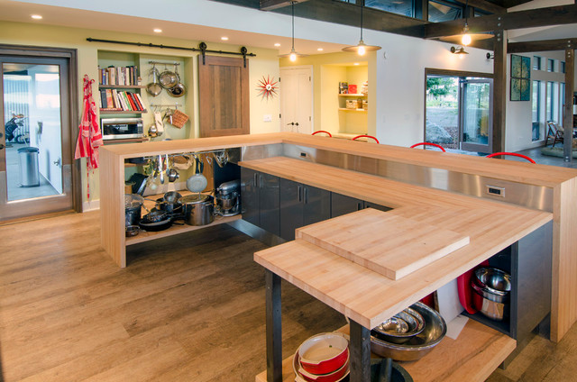 Modern Craftsman Custom Homes modern-kitchen