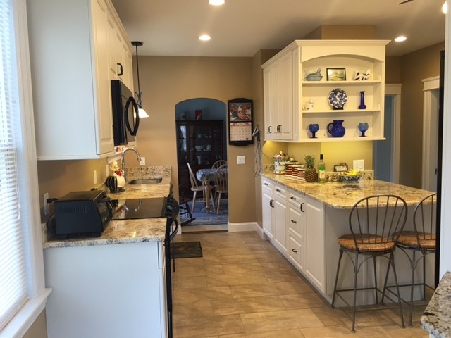 Inspiration for a transitional home design remodel in Boston