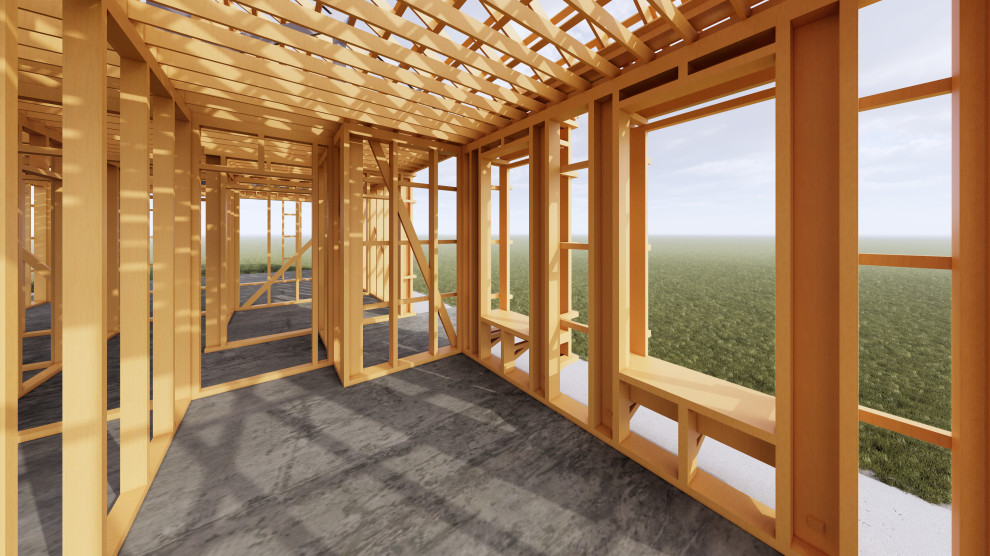 Проект каркасного жилого дома для заказчика из Норвегии