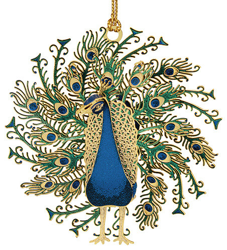  Peacock  Ornament Contemporary Christmas  Ornaments  by 