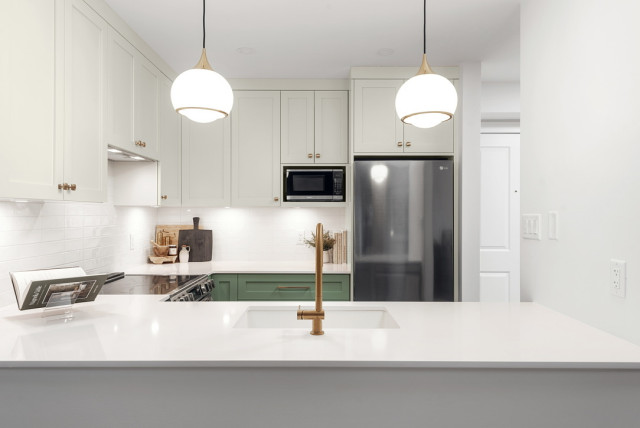 Kerrisdale Condo transitional-kitchen