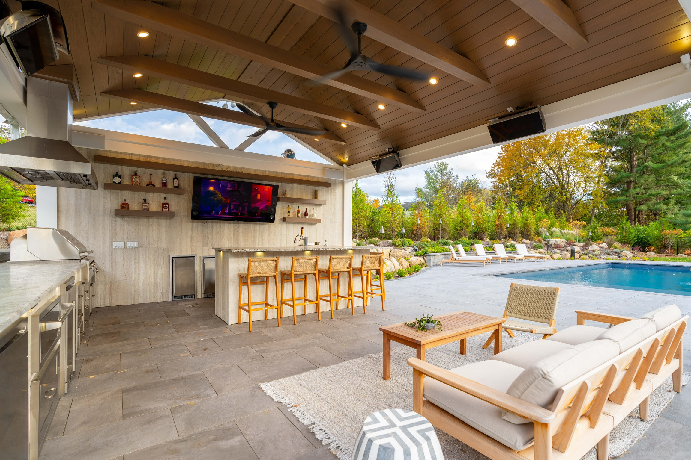 Porcelain Paradise with a Party Pavilian