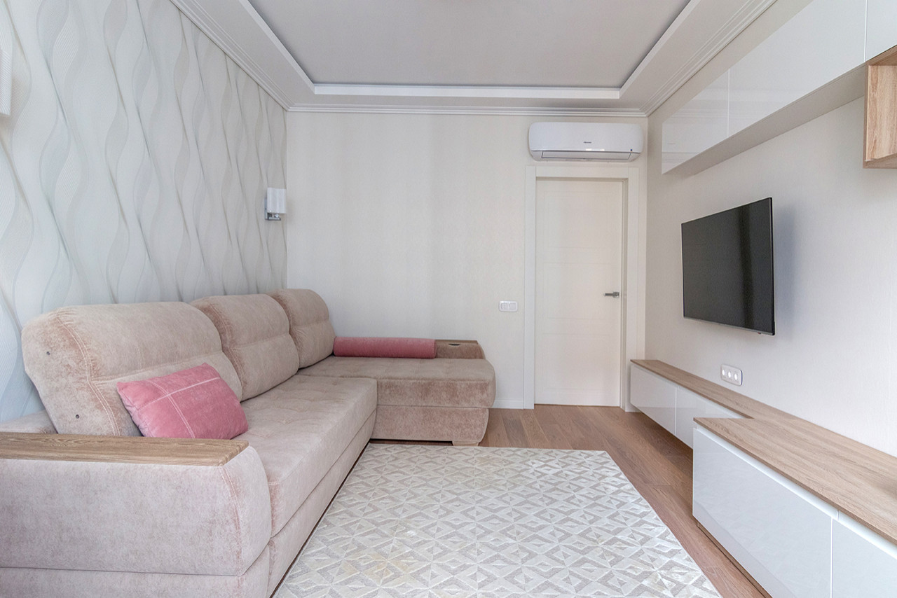 Дизайн четырехкомнатной квартиры в ЖК "Лучи".