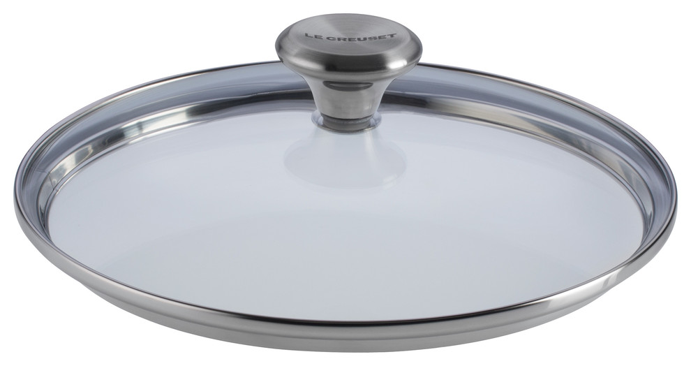 Le Creuset Signature Tempered Glass Lid With Knob Handle For Fry Pan
