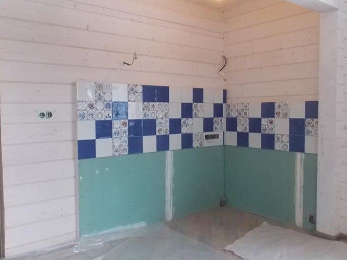 Проект деревянного дома из клееного бруса в стиле прованс