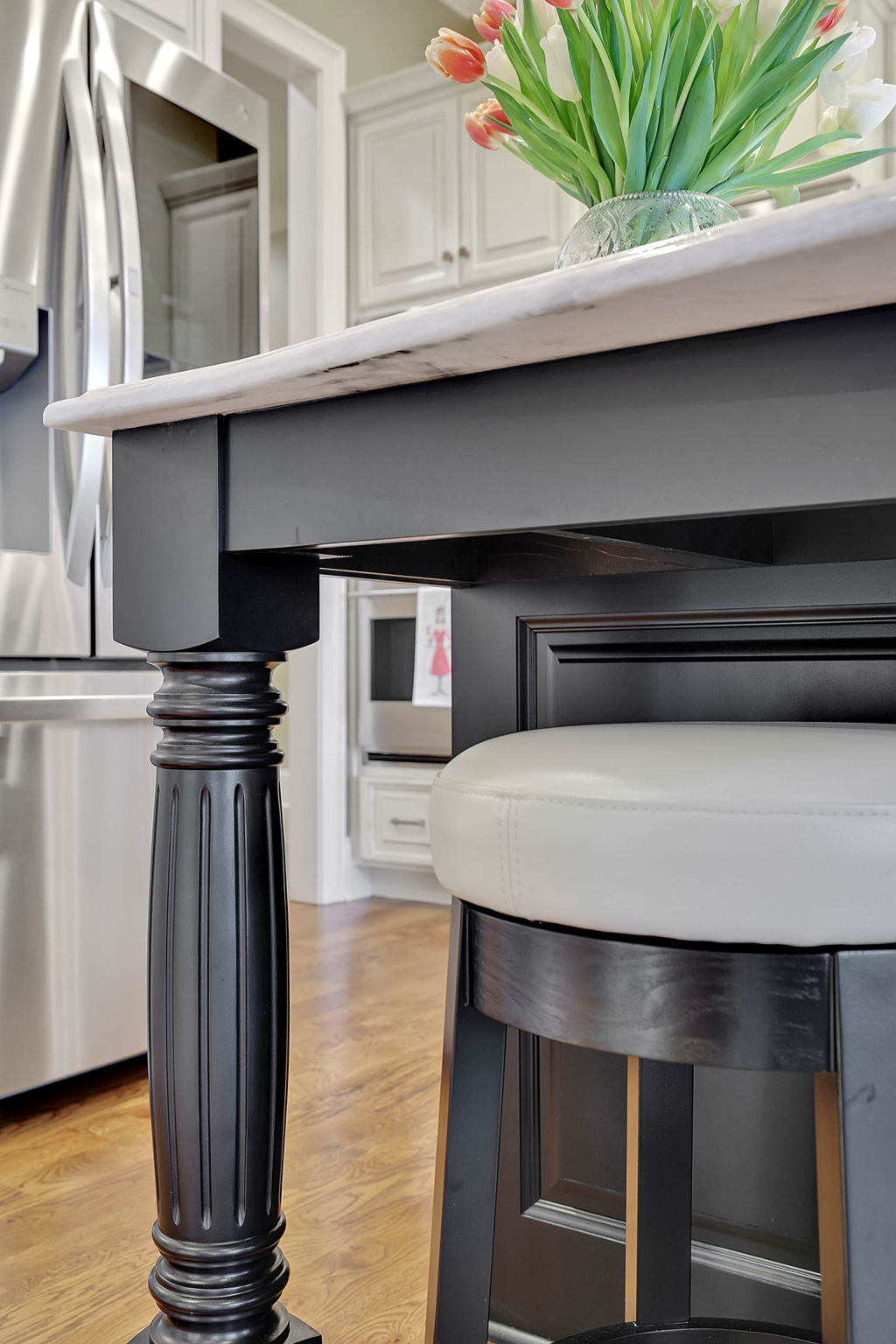 KITCHEN REMODEL: New island is MARBLEOUS