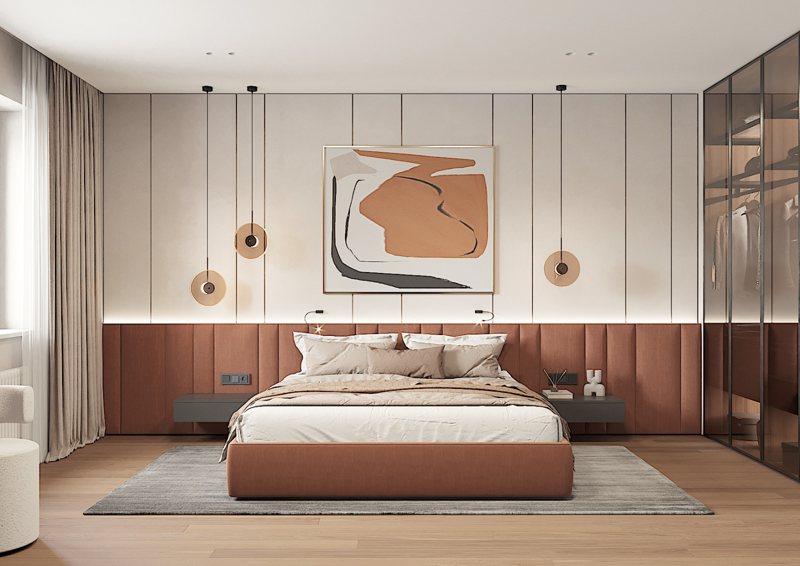 Дом с мансардой в современном стиле