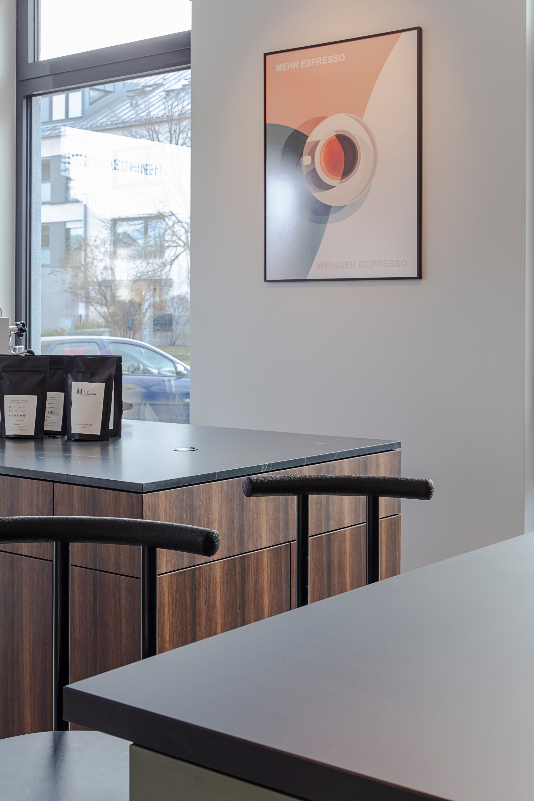 Showroom für Espressomaschinen & Barista in München