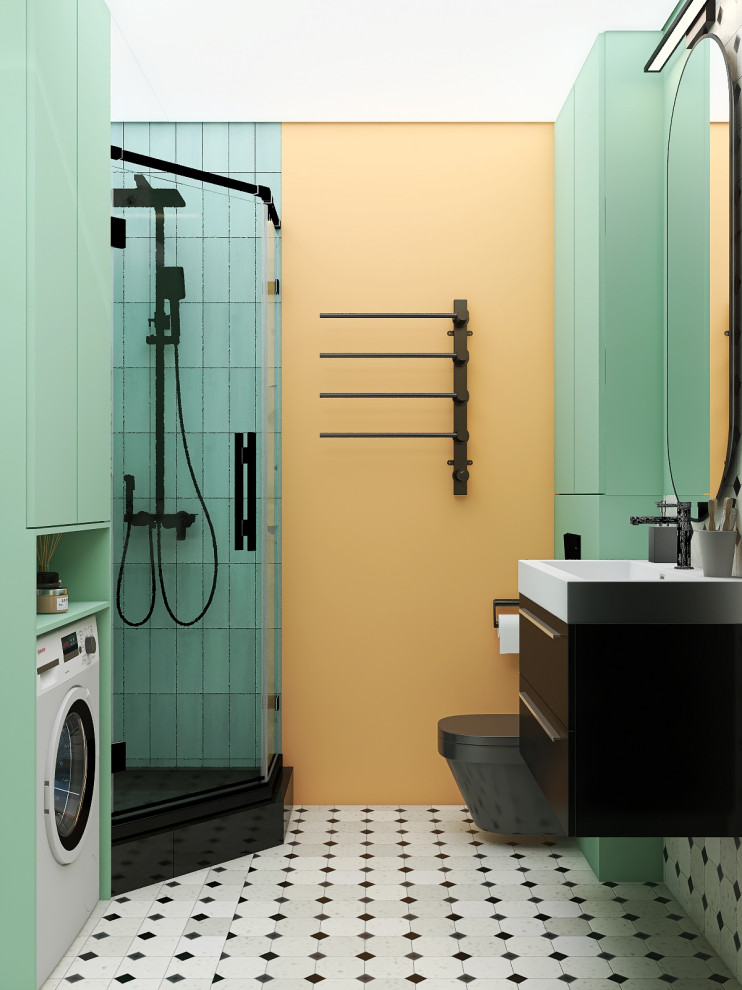 Яркая студия 25 кв.м. для девушки студентки