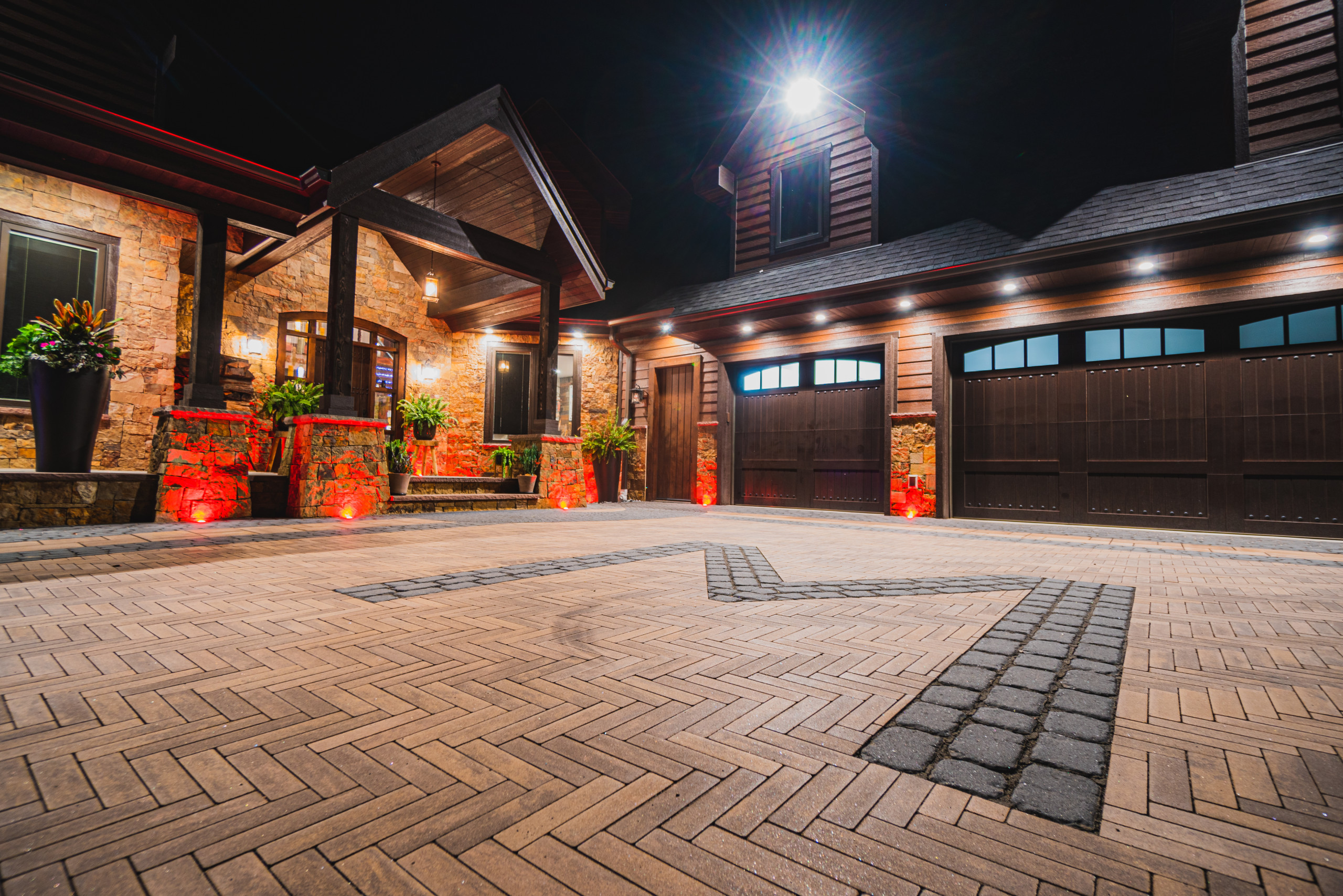 Award Winning Driveway Courtyard