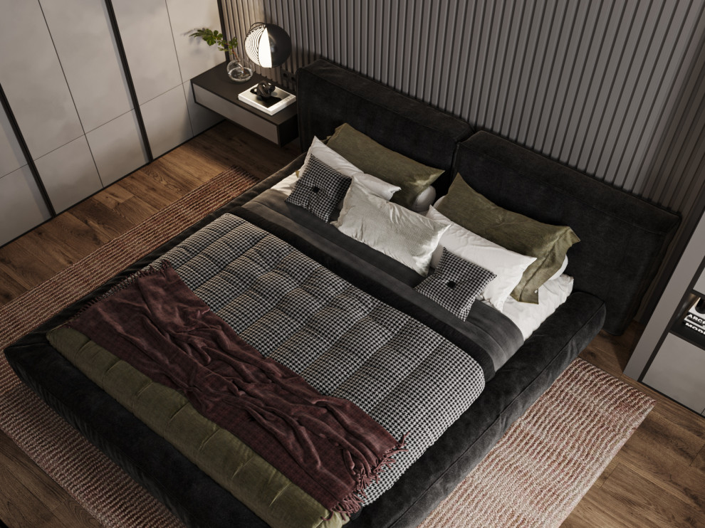 Blackflat. Квартира в ЖК Палаццио, 45 кв.м.