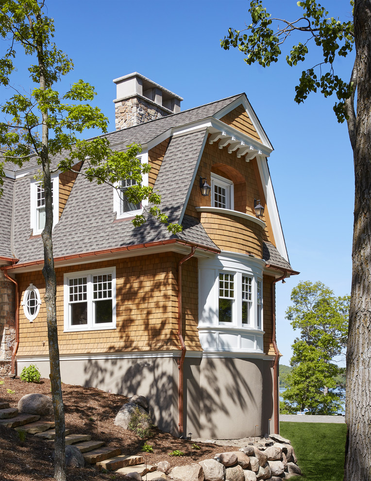 Brainerd Lakes Shingle Style - Builder: John Kraemer & Sons | Architecture: Murphy & Co. Design | Interiors: Engler Studio | Photography: Corey Gaffer