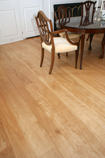 Heartwood Red Birch Floors Traditional Dining Room