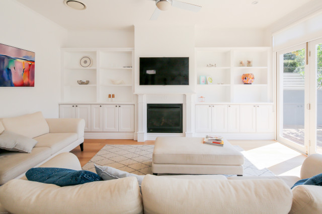 Beachside Retreat maritimt-dagligstue