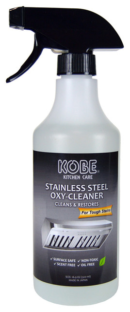 KOBE Stainless Steel Oxy-Cleaner, Cleans and Restores, Scent Free, Non-Toxic, 16