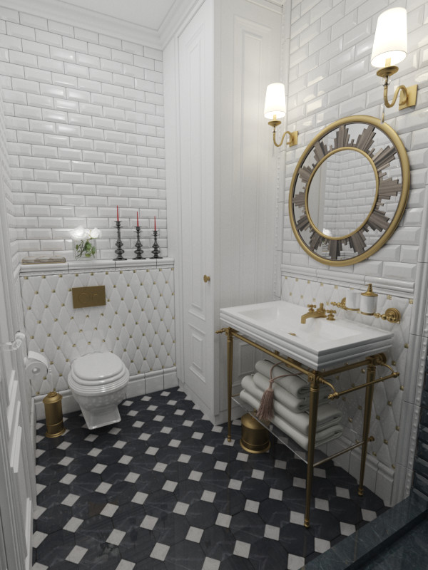 Двухкомнатная квартира в классическом стиле