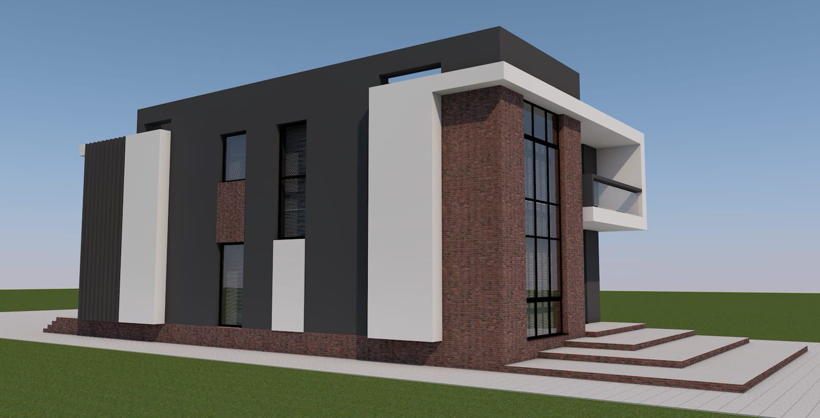 Архитектура дома в стиле Хай-тек