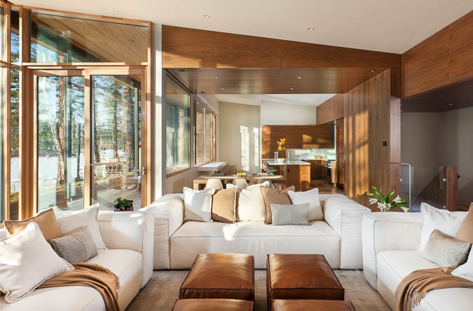 Photo of a contemporary living room in Other.
