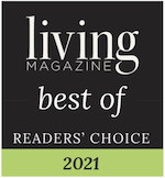 Living Magazine Best of Reader's Choice 2021 Badge