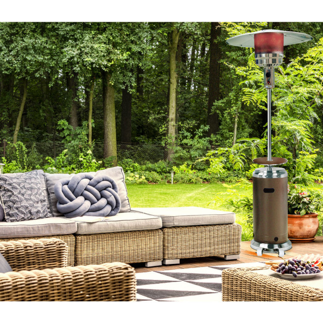 7 Steel Umbrella Propane Patio Heater Bronze Stainless Finish Contemporary Heaters By Almo Fulfillment Services Houzz - Hanover Umbrella 41 000 Btu Propane Patio Heater In Stainless Steel 7 Steel Umbrella Propane Patio Heater Bronze Stainless Finish Contemporary Heaters By Almo Fulfillment Services Houzz - Hanover Umbrella 41 000 Btu Propane Patio Heater In Stainless Steel