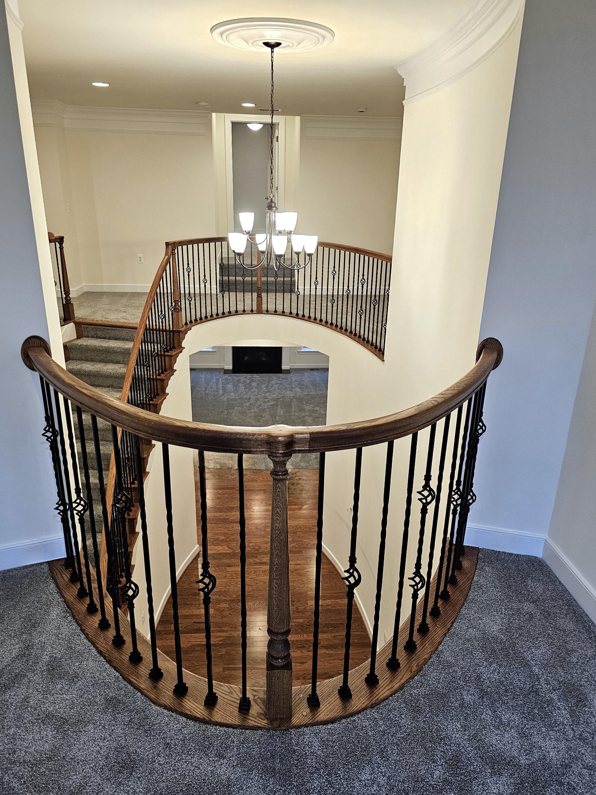 128_Grand Entryway Elliptical Staircase, Nokesville, VA 20181