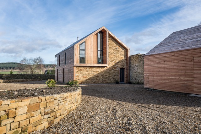 Shawm House contemporary-entry