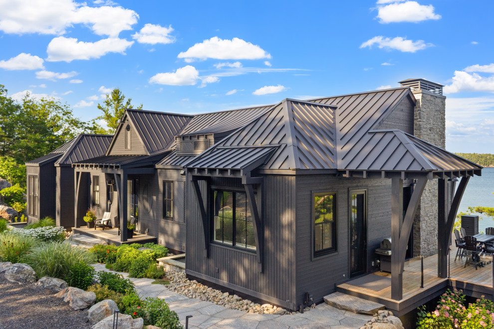 Transitional exterior home photo in Toronto