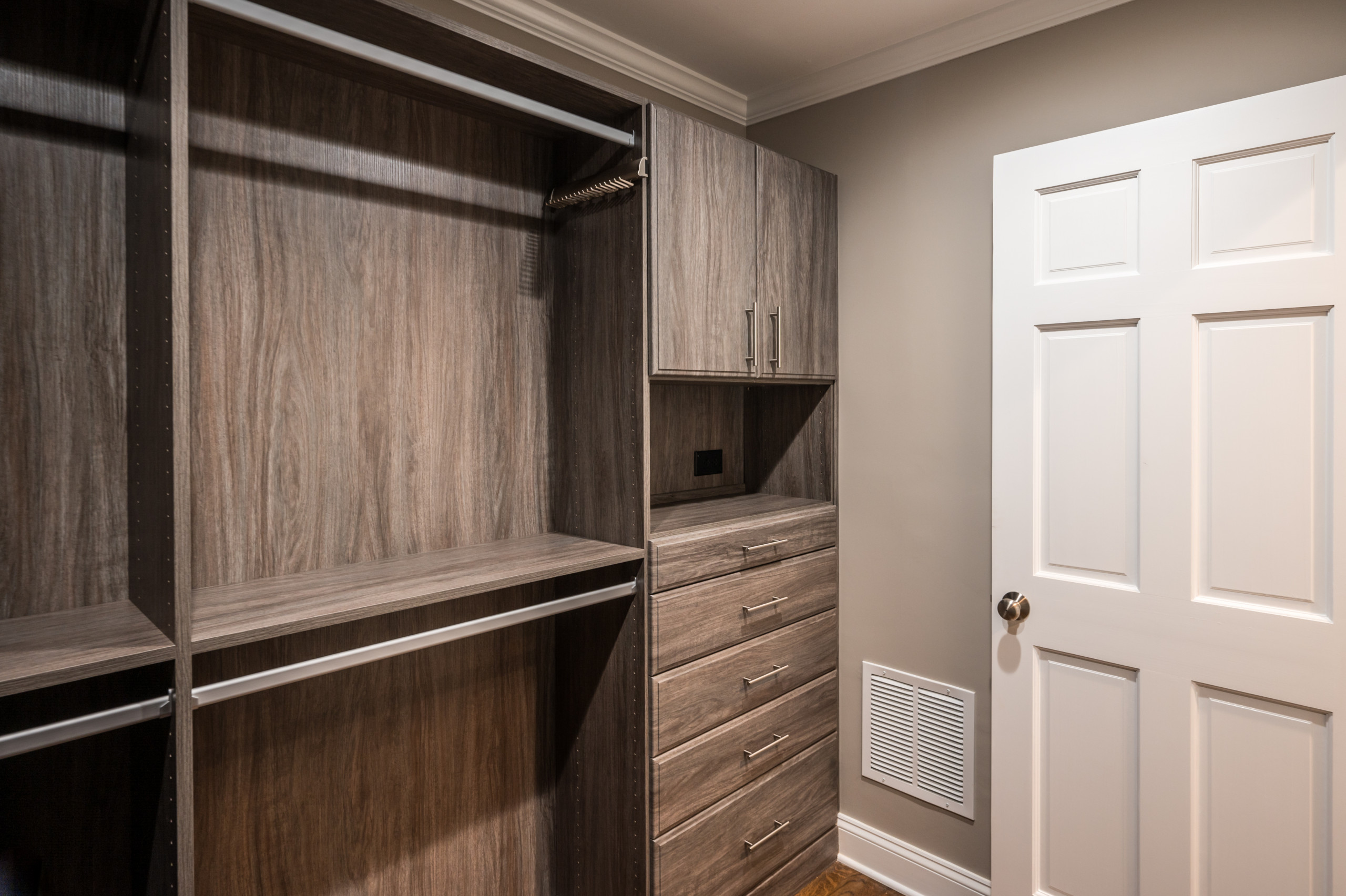 Alexandria Aging In Place Master Bath Remodel with Closet Organization