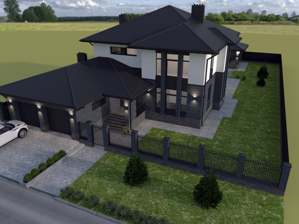 Проект дома 315  м.кв. в п. Пригородный