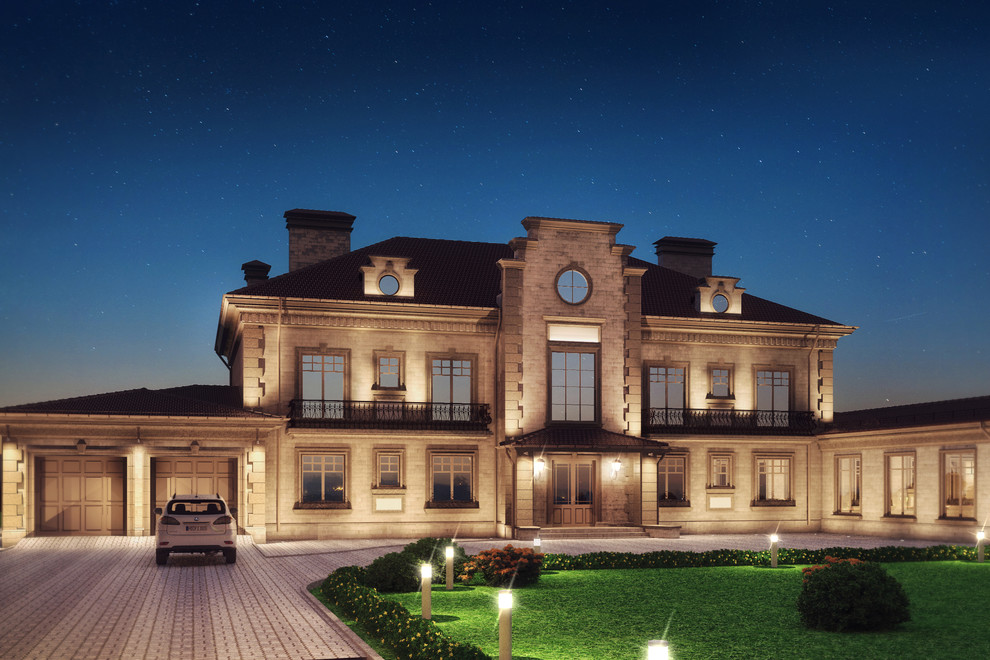 Архитектурно-художественная подсветка частного дома в пос. Солнечное