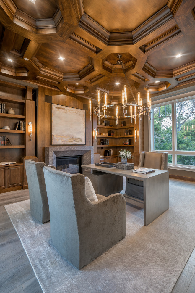 The Point Brentwood Transitional Home Office Los Angeles by