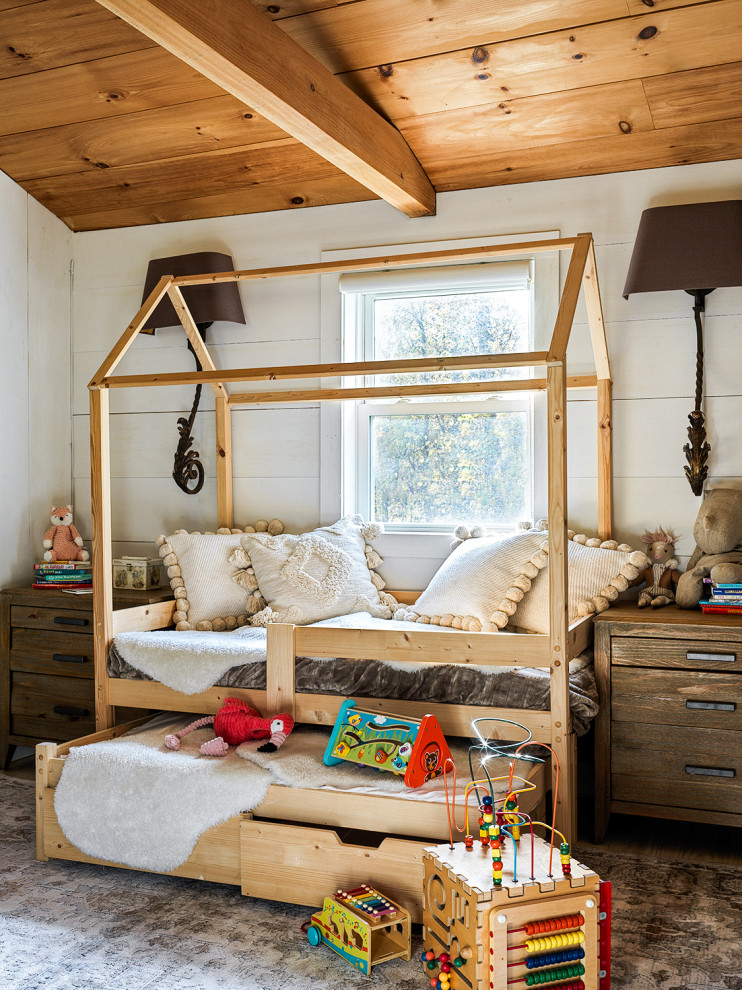 This is an example of a rural kids' bedroom in New York.