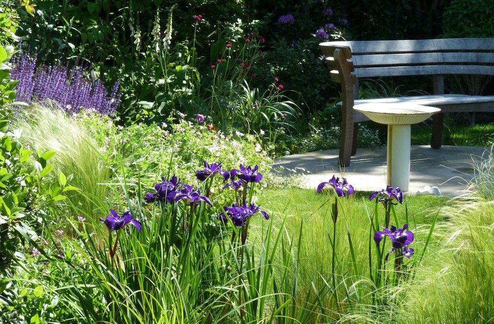 Rustic partial sun garden.