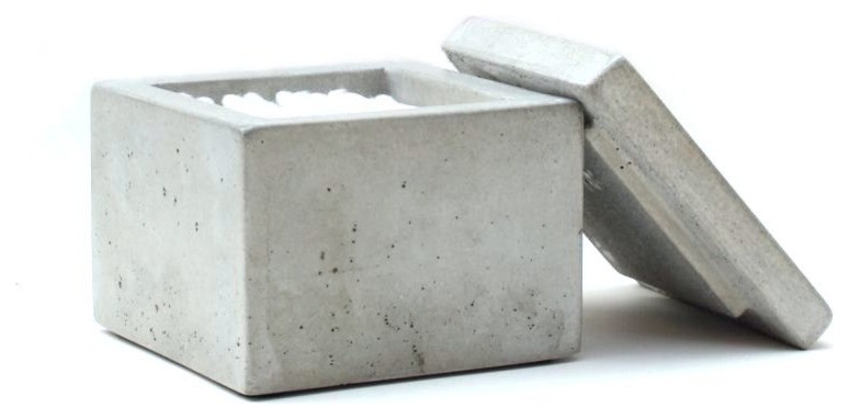 Concrete Cotton Swab Holder