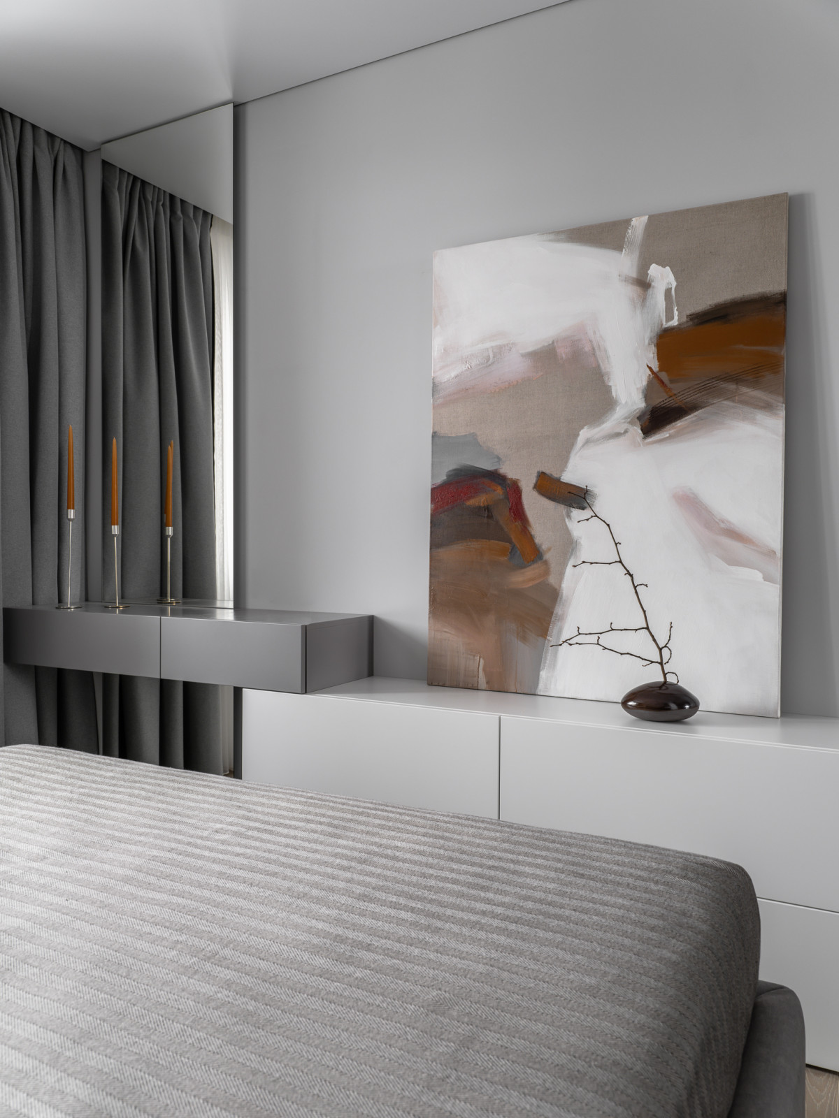 Интерьер типовой трехкомнатной квартиры в доме серии П-3