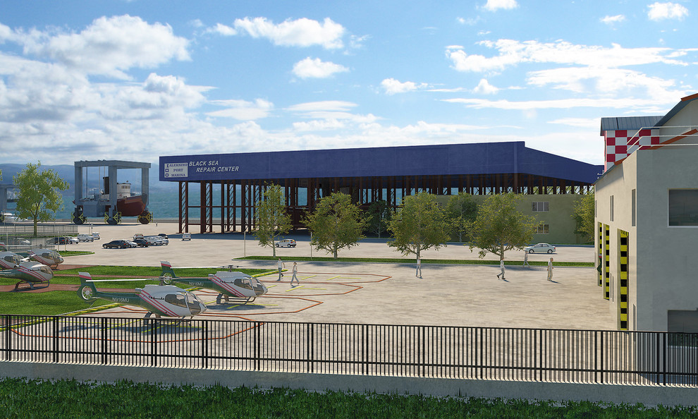 Яхт- клуб "Русское море", Судовая верфь в Алексино.