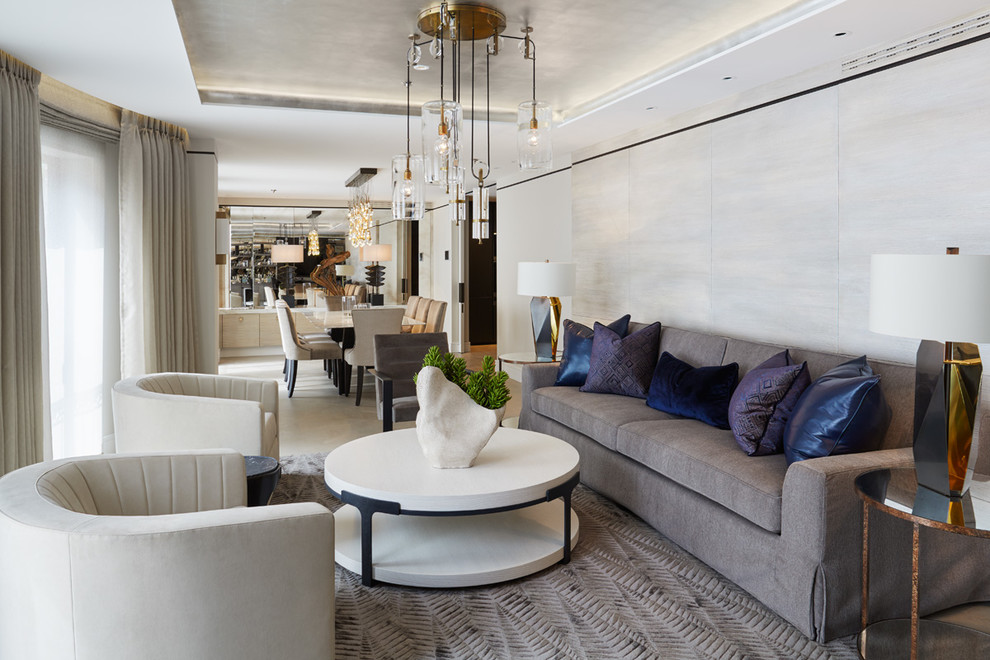 Photo of a contemporary living room in London.