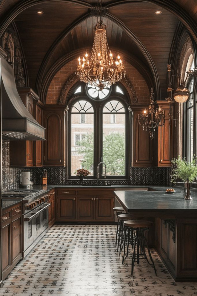 Gothic Interior Design - Victorian - Kitchen - San Francisco - by Emma ...